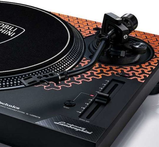 Technics Lamborghini SL-1200M7B Plattenspieler mit Vorverstärker Orange