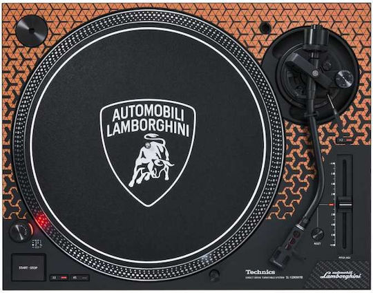 Technics Lamborghini SL-1200M7B Plattenspieler mit Vorverstärker Orange