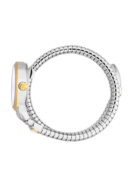 Roberto Cavalli Women's Watch Battery with Silver Stainless Steel Bracelet