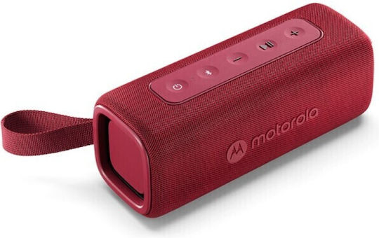 Motorola Rokr 600 Waterproof Bluetooth Speaker 30W with Battery Life up to 6 hours Red