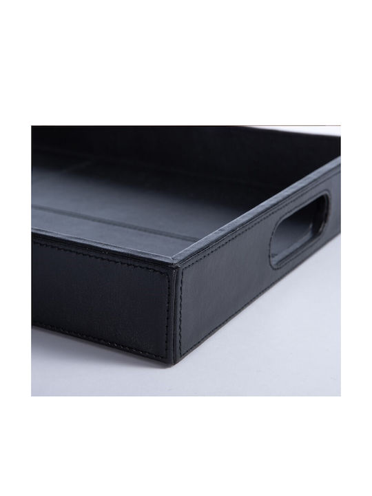 Nef-Nef Homeware Rectangular Serving Tray in Black Color 30x50x5cm 1pcs