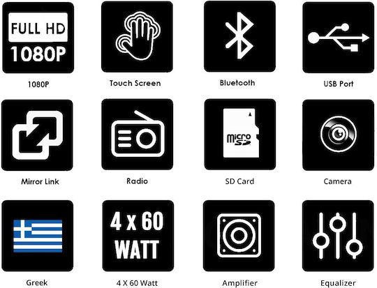 Radio Auto (1 DIN) (Bluetooth/USB)