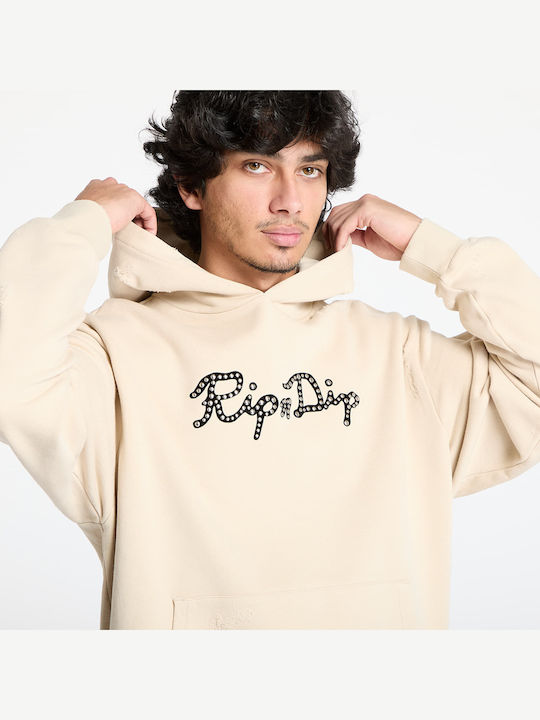 Sweatshirt mit Kapuze Khaki