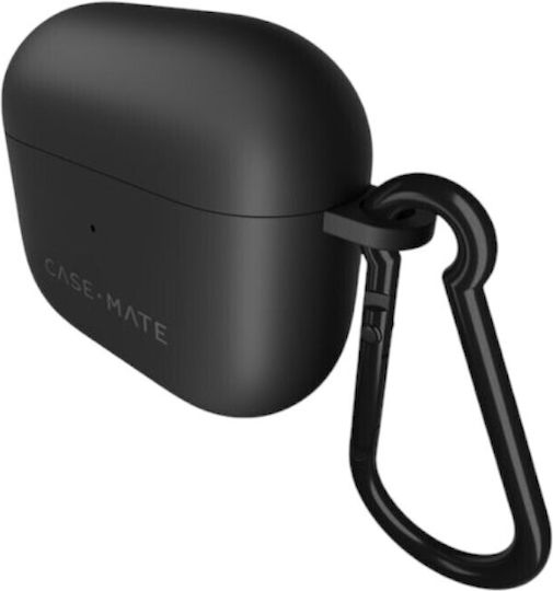 Case-Mate Σετ Θήκη & Anti-Lost Strap με Γάντζο σε Μαύρο χρώμα για Apple AirPods 4