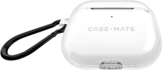 Case-Mate Σετ Θήκη & Anti-Lost Strap με Γάντζο σε Διάφανο χρώμα για Apple AirPods 4