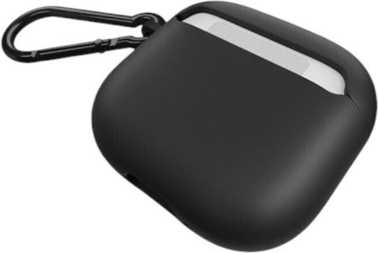 Case-Mate Σετ Θήκη & Anti-Lost Strap με Γάντζο σε Μαύρο χρώμα για Apple AirPods 4