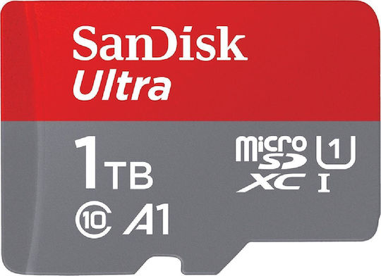 Sandisk Ultra microSDXC 1.5TB Klasse 10 U1 A1 UHS-I mit Adapter