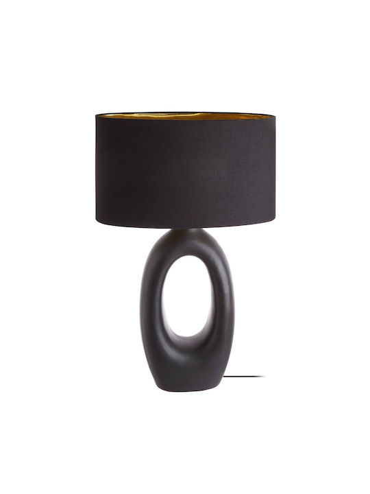 Butlers Ceramică Lampă de masă cu Abajur Negru și Bază