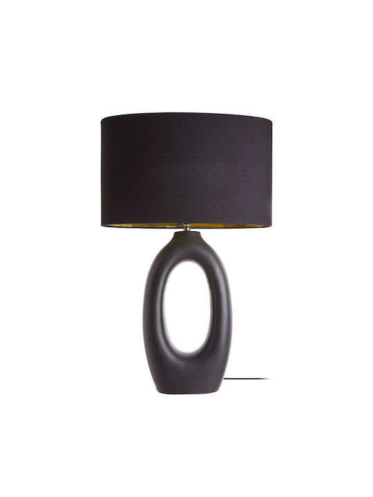 Butlers Ceramică Lampă de masă cu Abajur Negru și Bază