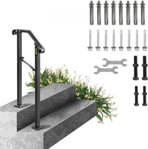 Vevor Handrail Arch #1 1 Step Matte Black Ltfs1h2bhsgm00001v0