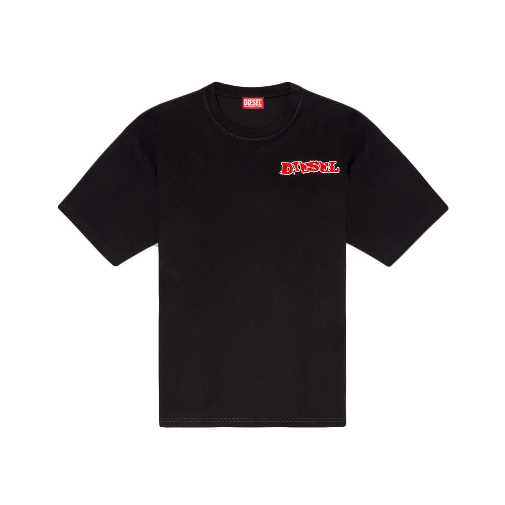 Tシャツ・カットソー DIESEL Men T-shirt Black A167070QIAM 9XX Diesel T-shirt Black A16707-0QIAM-9XX | Skroutz.mt