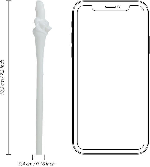 Bride Straws White