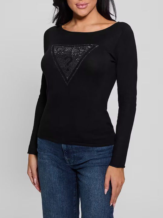 Guess Triangle Pullover Black W5RR01Z2YK2-JBLK