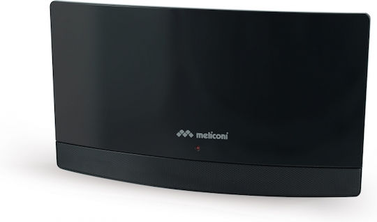 Meliconi 881012 Εσωτερική Κεραία Τηλεόρασης (δεν Απαιτεί Τροφοδοσία) Μαύρη