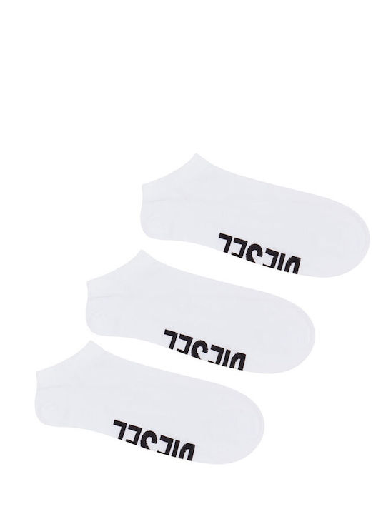 Diesel Skm-gost 3 Pack Low Cut Socks Men Diesel Λευκο Μαυρο 00si8h-0iqas-e4124 Diesel Skm-gost 3 Pack Low Cut Socks Men Diesel Λευκο Μαυρο 00si8h-0iqas-e4124