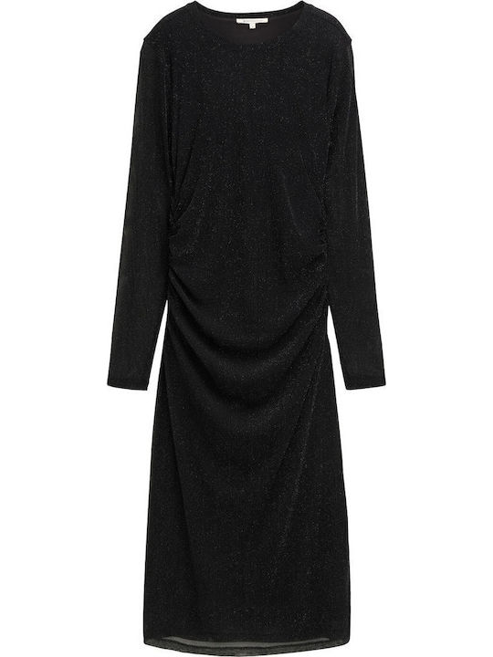 Midi Dress Black Lurex