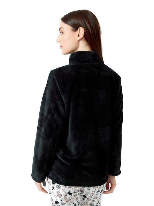 Minerva Χειμερινή Γυναικεία Fleece Ζακέτα Πιτζάμας Minerva Χειμερινή Γυναικεία Fleece Ζακέτα Πιτζάμας