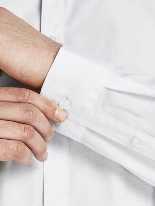 Long Sleeve Shirt in Regular Fit White