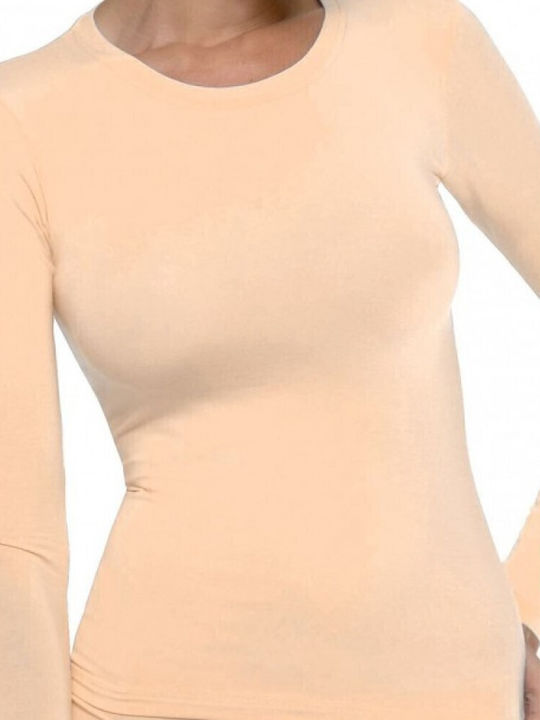 Helios Women's Long Sleeve T-Shirt Beige