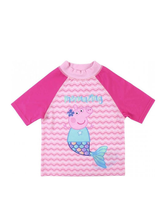 Cerda Peppa Pig Costum De Baie Pentru Copii Rashguard Roz