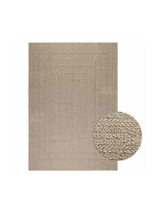 vidaXL Zizur Rug Outdoor Rectangular from Jute Beige