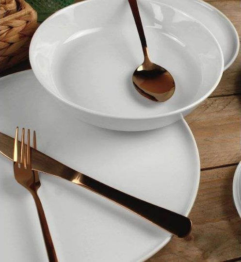 Lubiana White Porcelain Dinnerware Set 40pcs