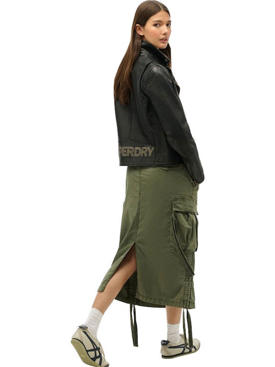 Midi Φούστα Thyme Green