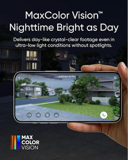 Anker Система за наблюдение EufyCam S3 Pro КИТ 2 Камери Безжични Камери IP 8MP с Контролен хъб