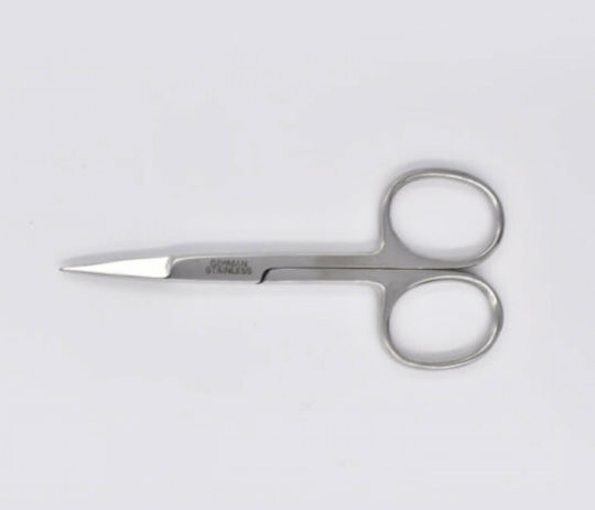 Berkis Nail Scissors with Straight Tip Silver 1 Piece