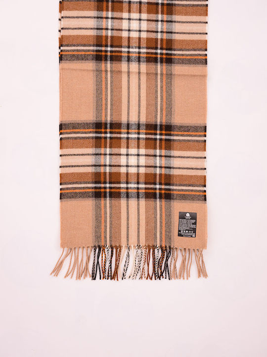 The Bostonians Men's Wool Scarf Beige