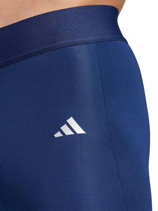 adidas Techfit Ανδρικό Ισοθερμικό Παντελόνι Compression Μπλε