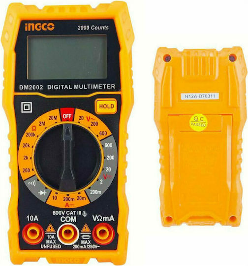 Ingco DM2002 Digital Multimeter with Measurement AC / DC / Resistor DM2002