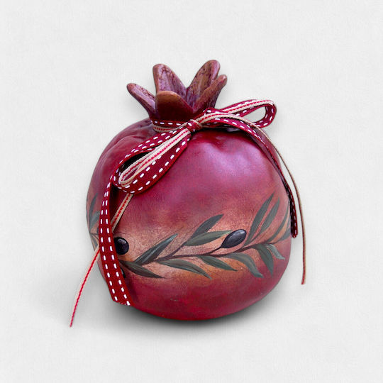 Artifact Handgefertigt Hängend Glücksbringer Granatapfel Keramik 20x20cm 1Stück
