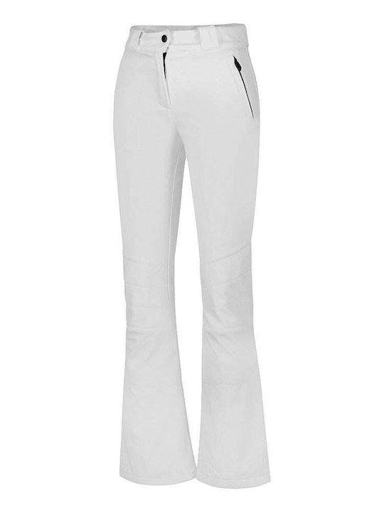 Dielsport 282059-WHT Pantaloni de schi și snowboard pentru femei Ski & Snowboard Coajă moale Alb