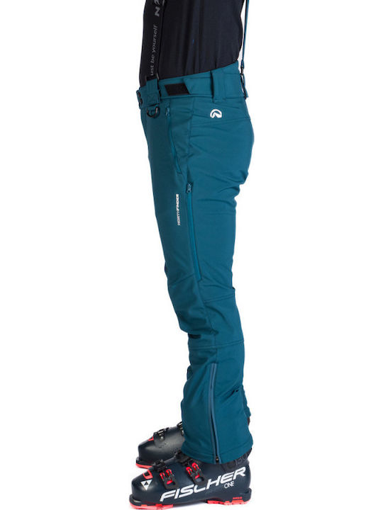Northfinder NO-3975SNW-526 Men's Trousers for Ski & Snowboard Soft Shell Blue