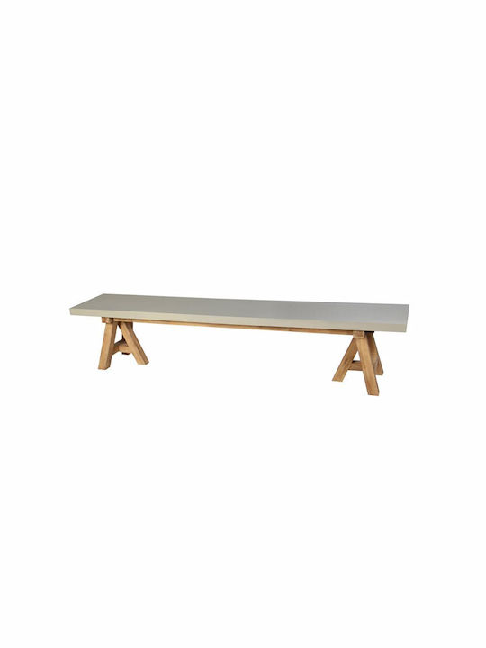 Eresos Παγκάκι Εξωτερικού Χώρου Ξύλινο 200x40x200cm