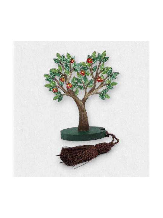 Holzdekoratives "Granatapfel" 30x34x9cm