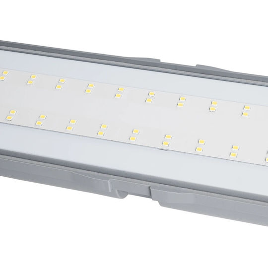 GloboStar LED Commercial Linear Ceiling Lighting 48W Cold White IP67 L120xH8cm