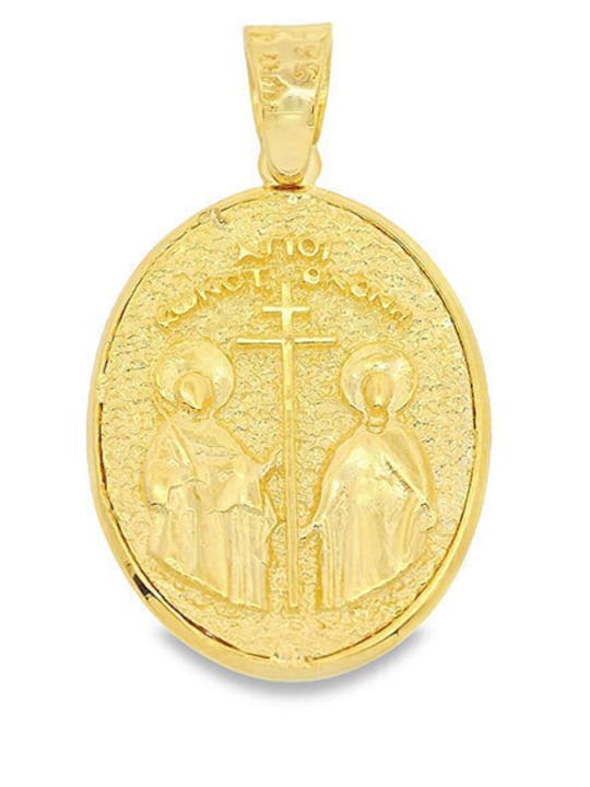 Ηώς Μενταγιόν Κωνσταντινάτο Χρυσό 14K