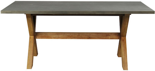 Caldera Τραπεζαρίας Cement 220x100x74.5εκ. Caldera Τραπεζαρίας Cement 220x100x74.5εκ.