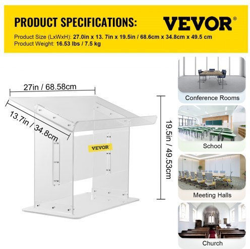 Vevor Τραπέζι JTYKLYJT19.56EFVZV0