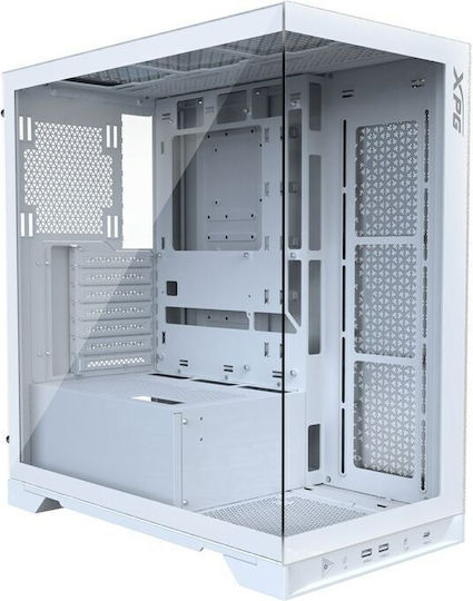 Adata Invader X Gaming Middle Tower Carcasă PC cu Deschidere Laterală Albă