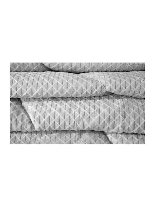 Saint Clair Duvet Cover Queen 220x240cm Baroque Silver 660 GSMGsm