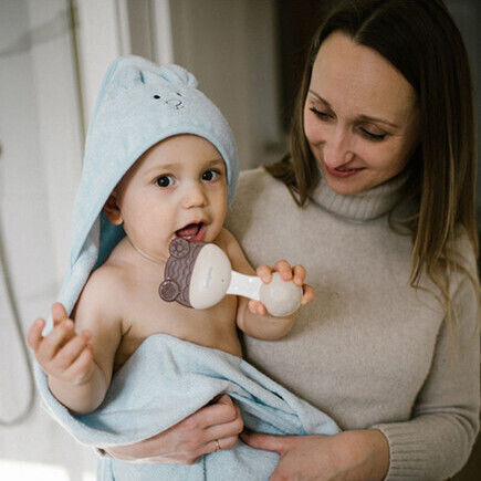 Babyono Детска Худи-Мантия с Качулка 100x100 см Babyono Детска Худи-Мантия с Качулка 100x100 см