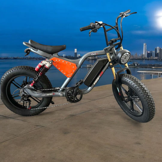 V-store 20" Silber Elektrisch Fahrrad