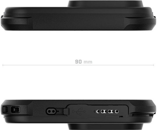 Ghostek Nautical 360 Full Cover Plastic / Silicone 2mm Waterproof Black (iPhone 16 Pro Max)