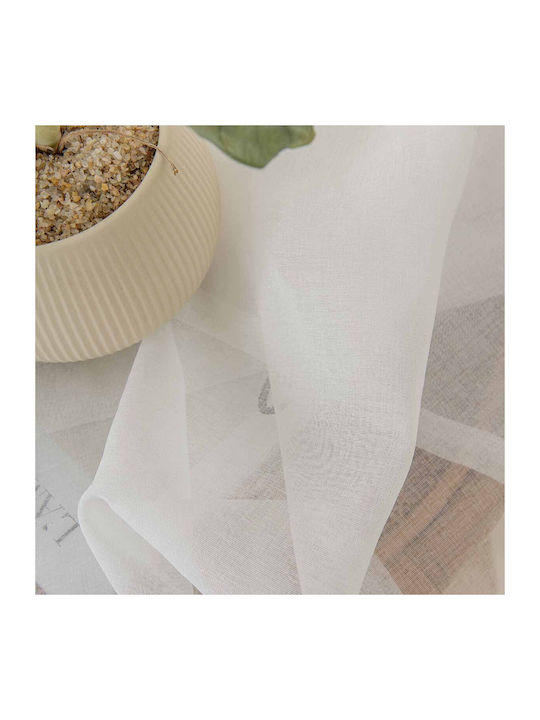 Beauty Home Sharp Art 8448 Curtain Fabric Gauze Ecru