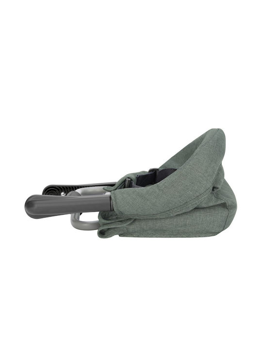 Inglesina Portable Fabric Booster Seat for Chair Fast Pine Green