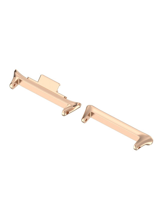 Xiaomi Smart Band 9 Pro 1 Ζεύγος 20mm 316 Ανοξείδωτο Ατσάλι Μεταλλικός Σύνδεσμος Ρολογιού Ροζ Χρυσός
