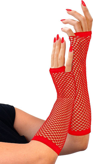 Carnival Gloves Red 1pcs